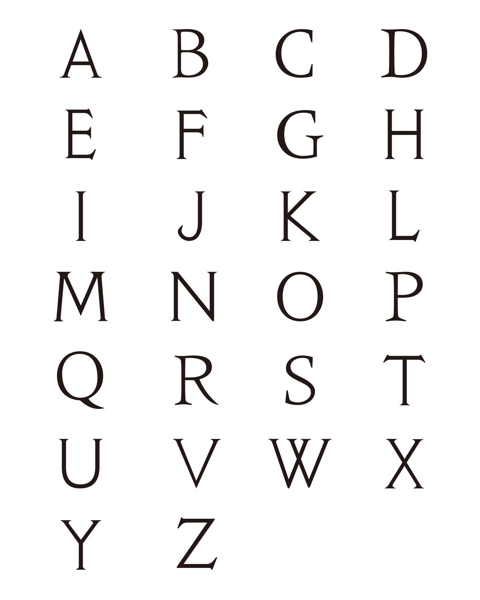 アイウェアショップ「SPEAKEASY」の英字フォントを制作しました。